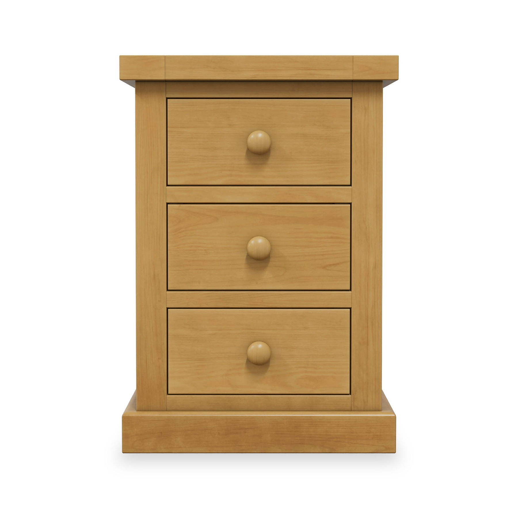 Chiswick Pine 3 Drawer Bedside from Roseland Furniture