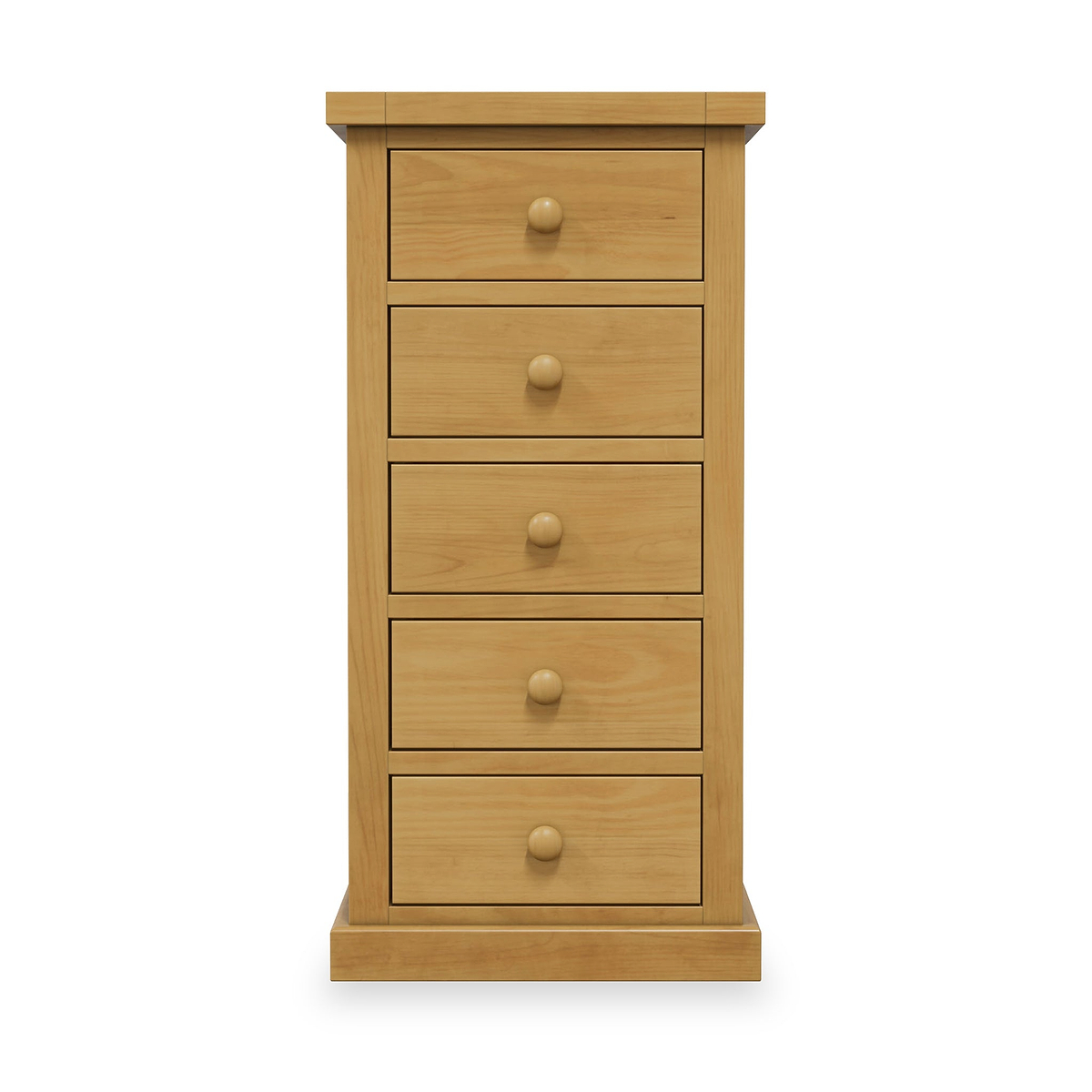 Chiswick Pine 5 Drawer Tall Boy Chest from Roseland Furniture
