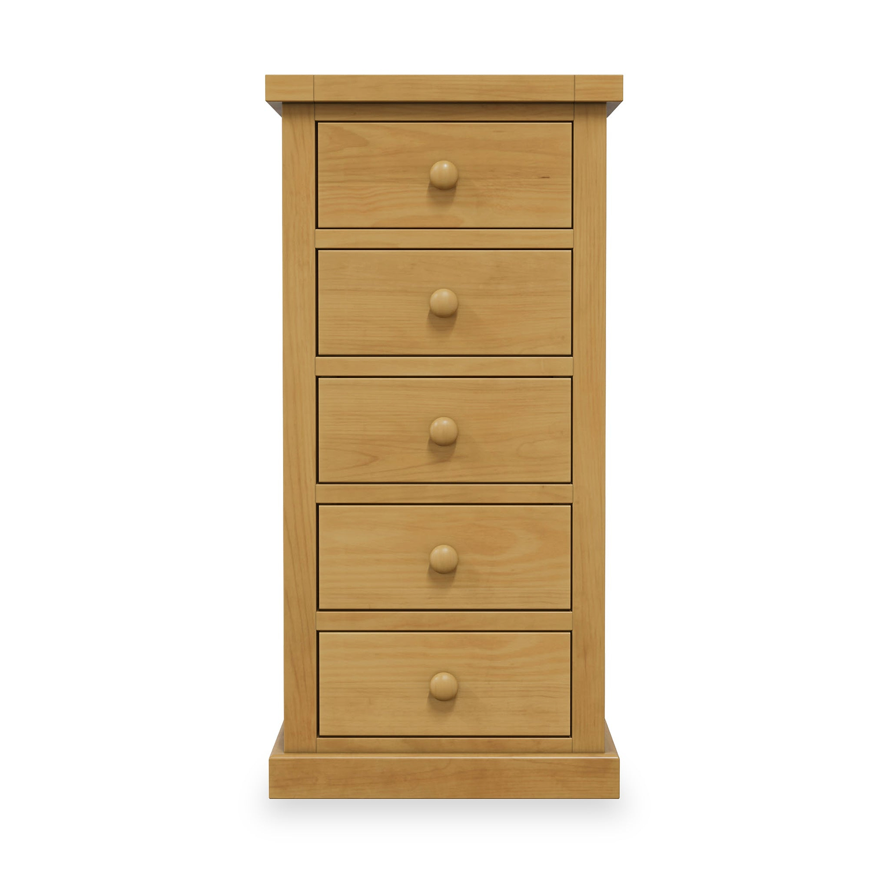Chiswick Pine 5 Drawer Tall Boy Chest from Roseland Furniture