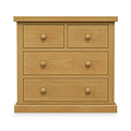 Chiswick Pine 2 Over 2 Drawer Chest from Roseland Furniture