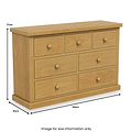 Chiswick Pine 3 Over 4 Drawer Chest from Roseland Furniture