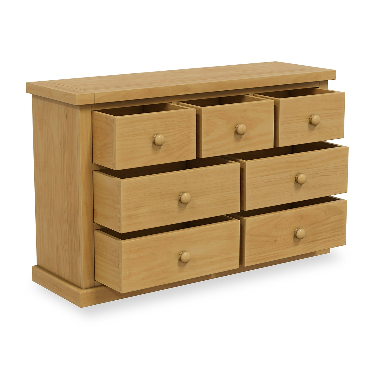 Chiswick Pine 3 Over 4 Drawer Chest from Roseland Furniture