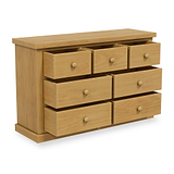 Chiswick Pine 3 Over 4 Drawer Chest from Roseland Furniture
