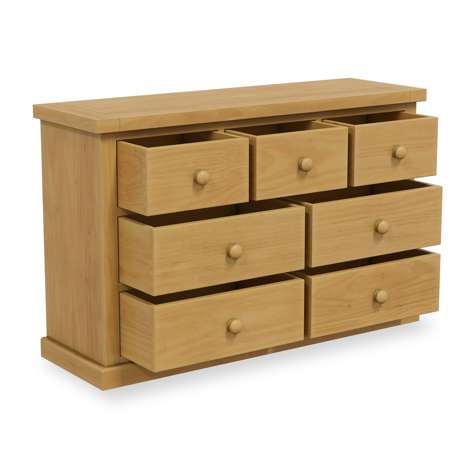 Chiswick Pine 3 Over 4 Drawer Chest from Roseland Furniture