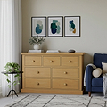 Chiswick Pine 3 Over 4 Drawer Chest from Roseland Furniture
