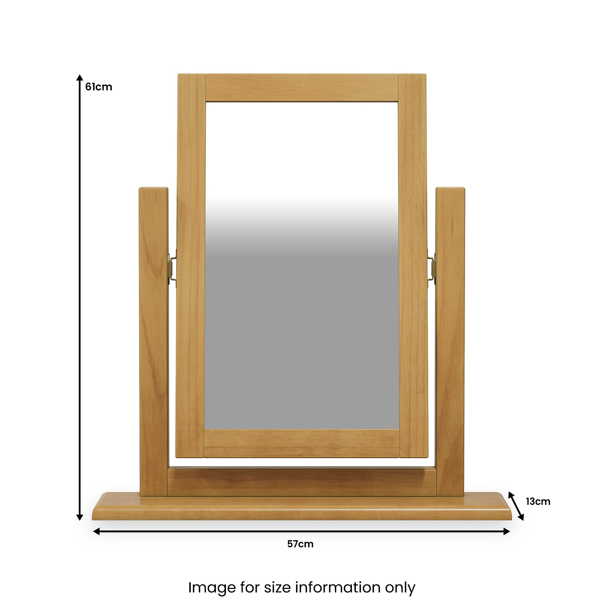 Chiswick Pine Vanity Mirror from Roseland Furniture