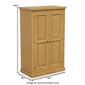 Chiswick Pine Small Wardrobe from Roseland Furniture