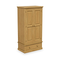 Chiswick Pine Double Wardrobe With Drawer from Roseland Furniture