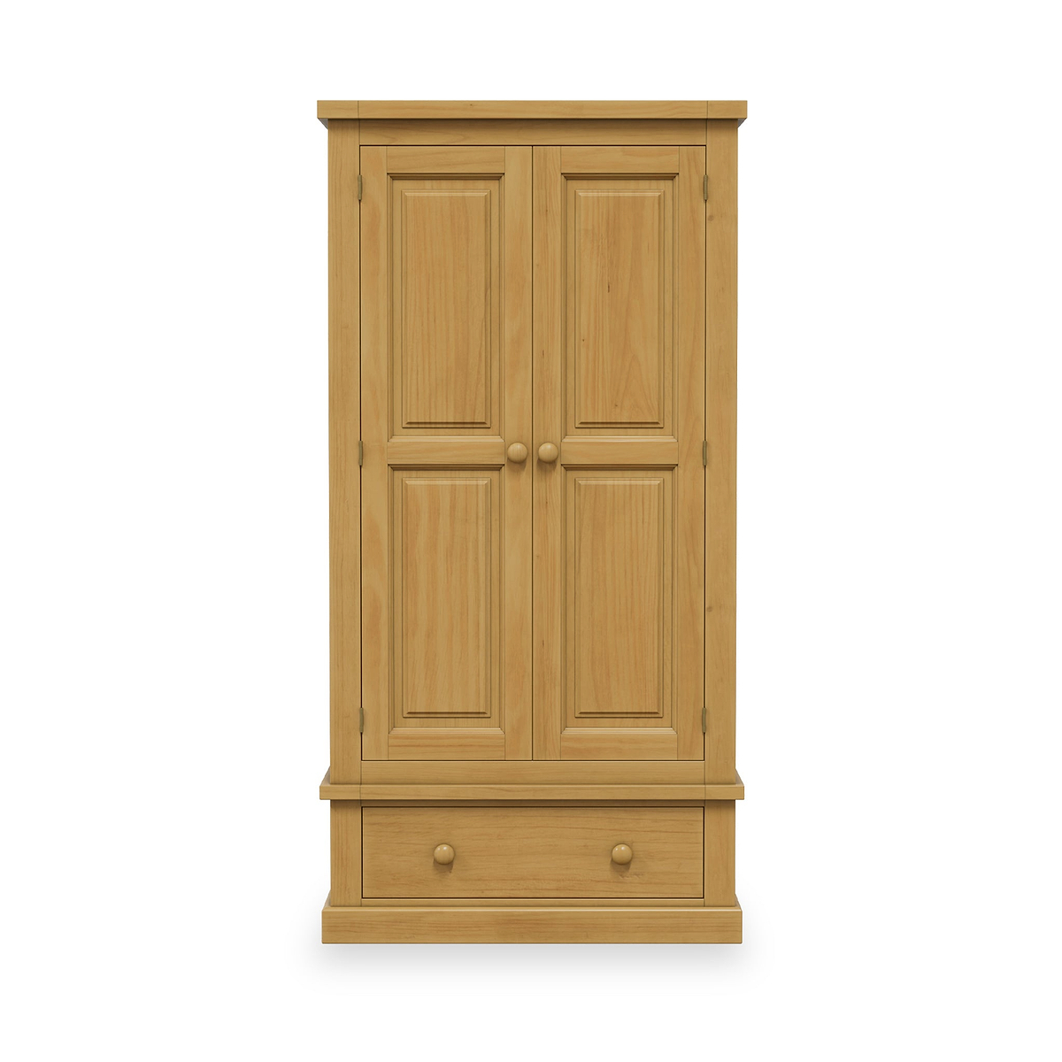 Chiswick Pine Double Wardrobe With Drawer from Roseland Furniture