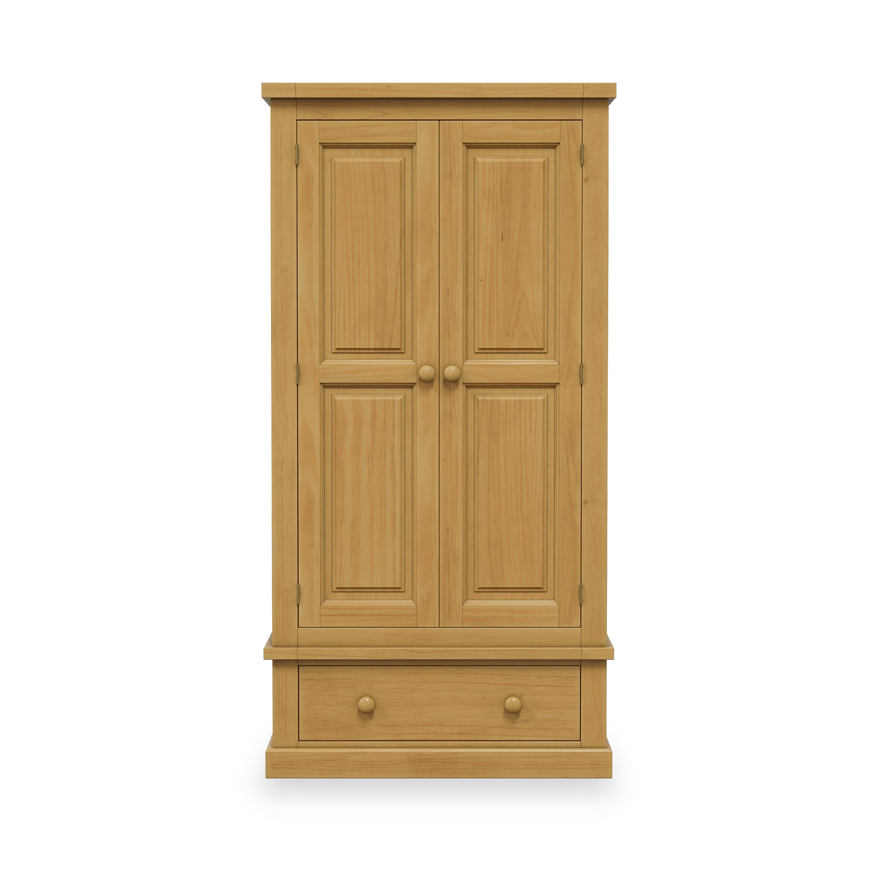 Chiswick Pine Double Wardrobe With Drawer from Roseland Furniture