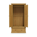 Chiswick Pine Double Wardrobe With Drawer from Roseland Furniture