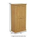Chiswick Pine Full Hanging Wardrobe from Roseland Furniture