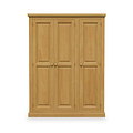 Chiswick Pine Triple Wardrobe from Roseland Furniture