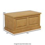 Chiswick Pine Blanket Box from Roseland Furniture