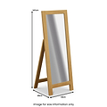 Chiswick Pine Cheval Mirror from Roseland Furniture
