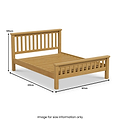 Chiswick Pine Bed Frame King from Roseland Furniture