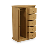 Chiswick Pine Combination Wardrobe from Roseland Furniture