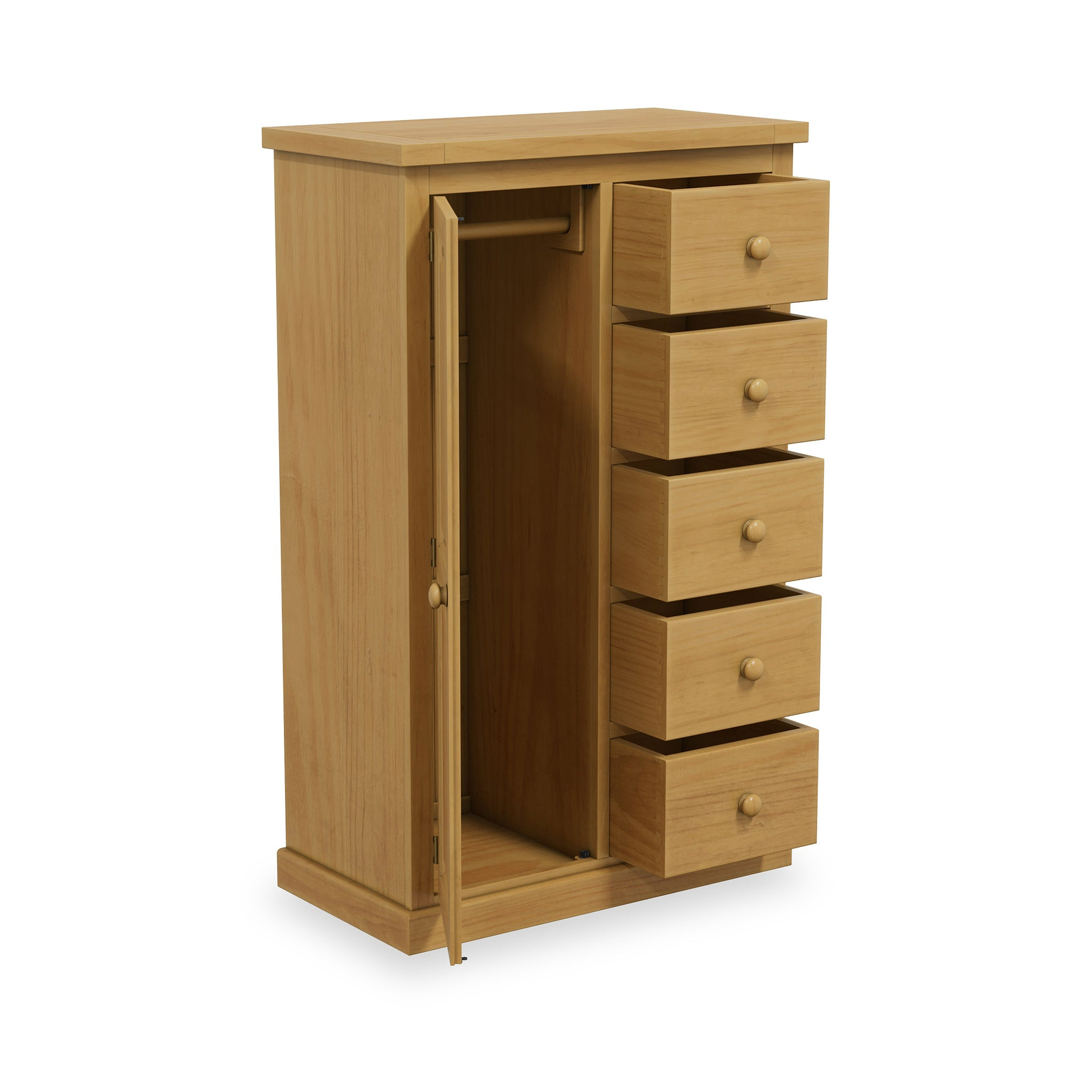 Chiswick Pine Combination Wardrobe from Roseland Furniture