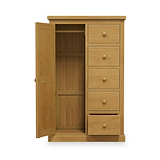 Chiswick Pine Combination Wardrobe from Roseland Furniture