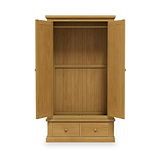 Chiswick Pine Double Wardrobe w Mirror from Roseland Furniture