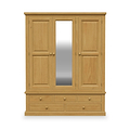 Chiswick Pine Triple Wardrobe w Mirror from Roseland Furniture