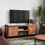 Dunstan Acacia 125cm Wide TV Unit from Roseland Furniture