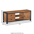 Dunstan Acacia 125cm Wide TV Unit from Roseland Furniture