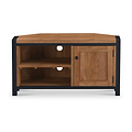 Dunstan Acacia Corner TV Unit from Roseland Furniture