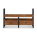 Dunstan Acacia 135cm TV Unit With Drawers from Roseland Furniture