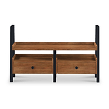 Dunstan Acacia 135cm TV Unit With Drawers from Roseland Furniture