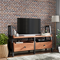 Dunstan Acacia 135cm TV Unit With Drawers from Roseland Furniture