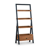 Dunstan Acacia Ladder Display Bookcase from Roseland Furniture