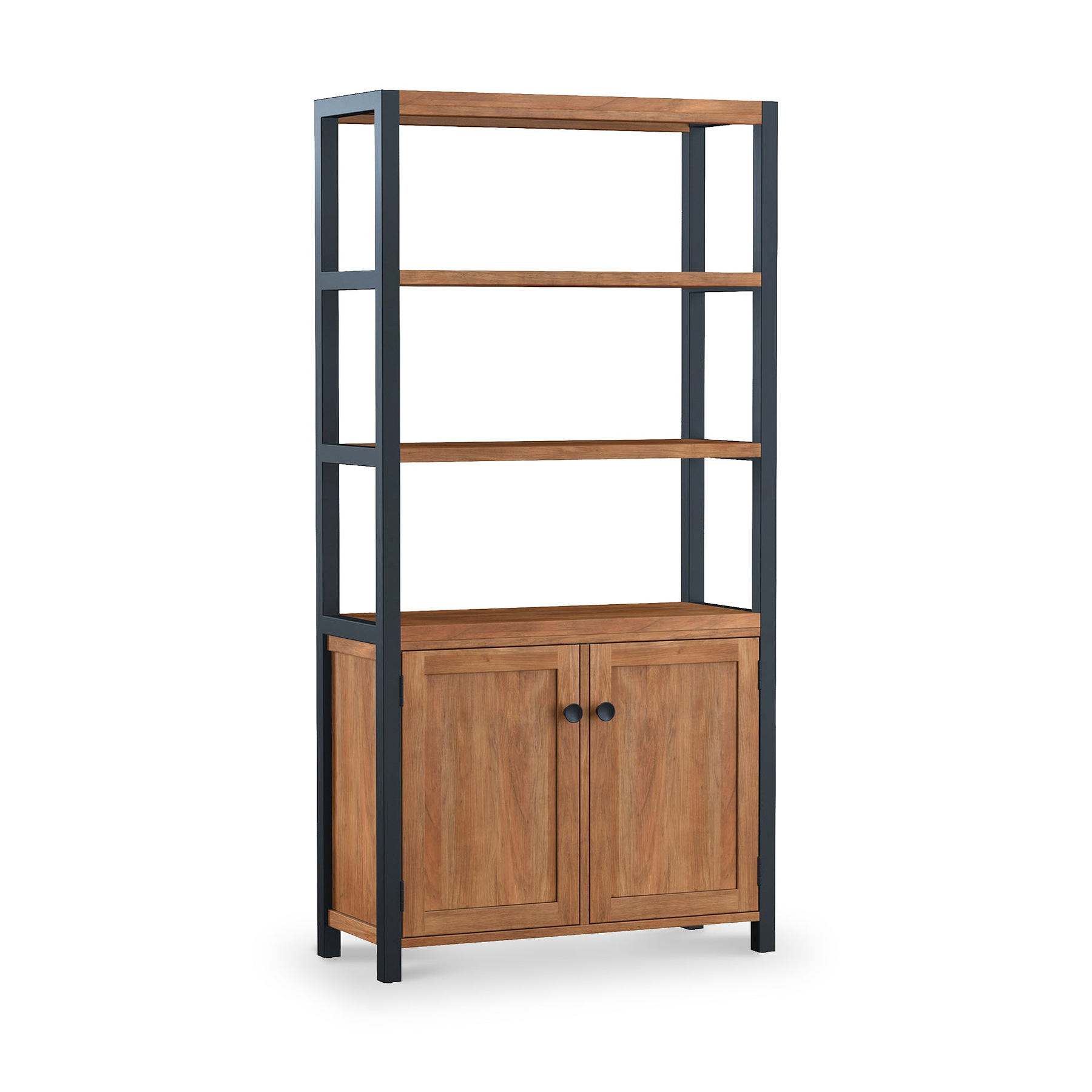 Dunstan Acacia Tall Display Bookcase from Roseland Furniture