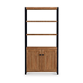Dunstan Acacia Tall Display Bookcase from Roseland Furniture