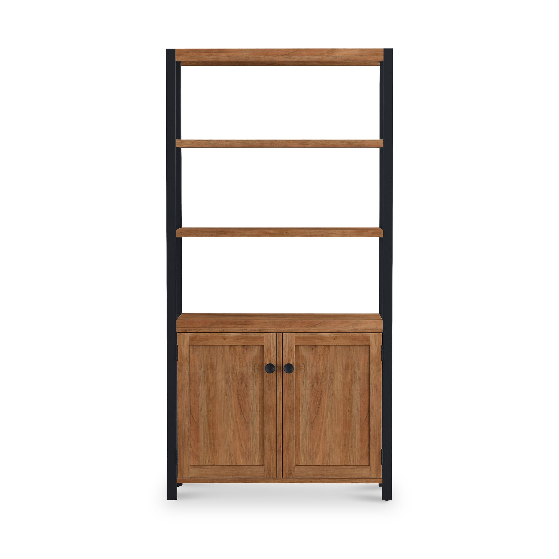 Dunstan Acacia Tall Display Bookcase from Roseland Furniture