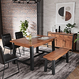 Dunstan Acacia 180cm Dining Table from Roseland Furniture