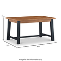 Dunstan Acacia 180cm Dining Table from Roseland Furniture