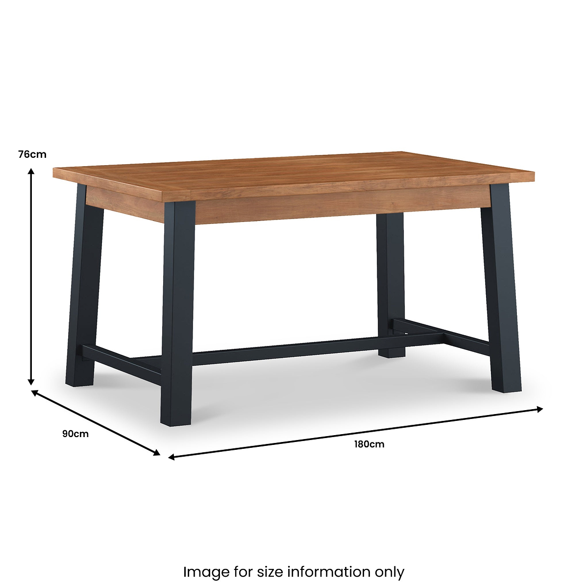 Dunstan Acacia 180cm Dining Table from Roseland Furniture