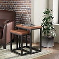Dunstan Acacia Nest 2 Tables from Roseland Furniture
