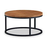 Dunstan Acacia Round Coffee Table Large from Roseland Furniture