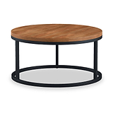 Dunstan Acacia Round Coffee Table Large from Roseland Furniture