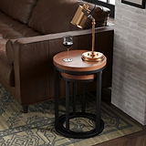 Dunstan Acacia Nest of 2 Round Tables from Roseland Furniture