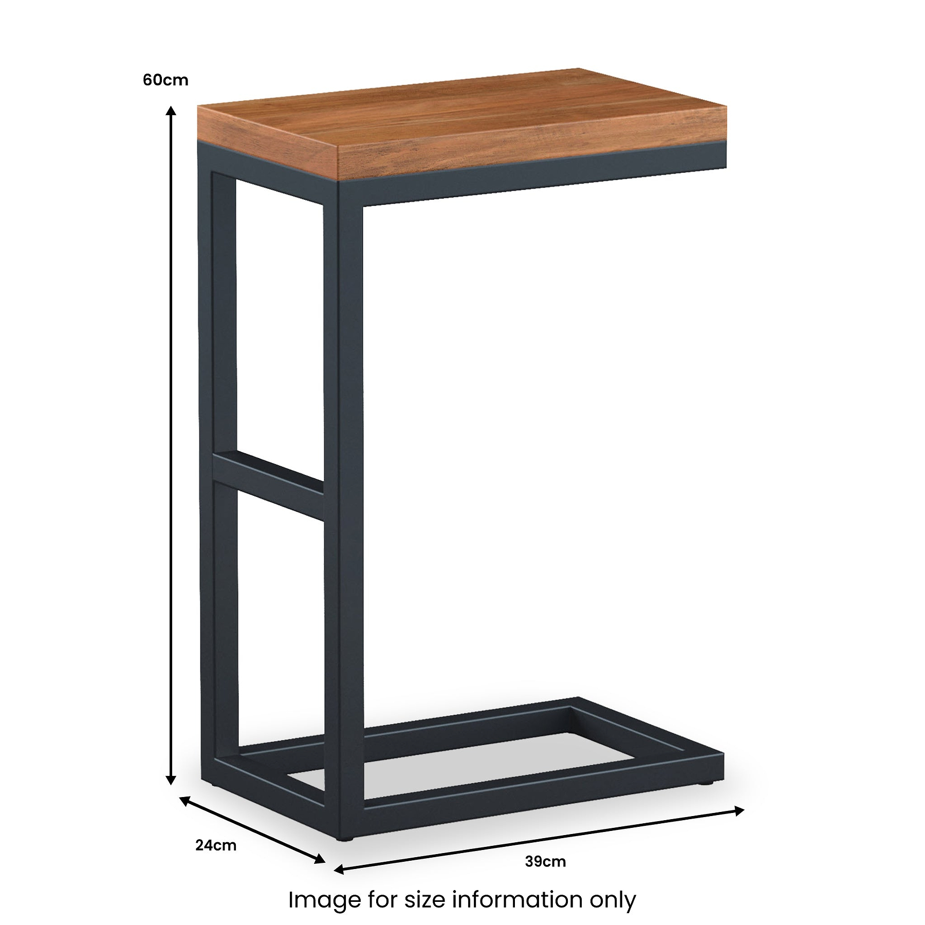 Dunstan Acacia Side Table from Roseland Furniture