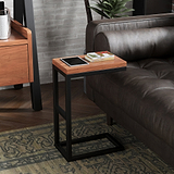 Dunstan Acacia Side Table from Roseland Furniture