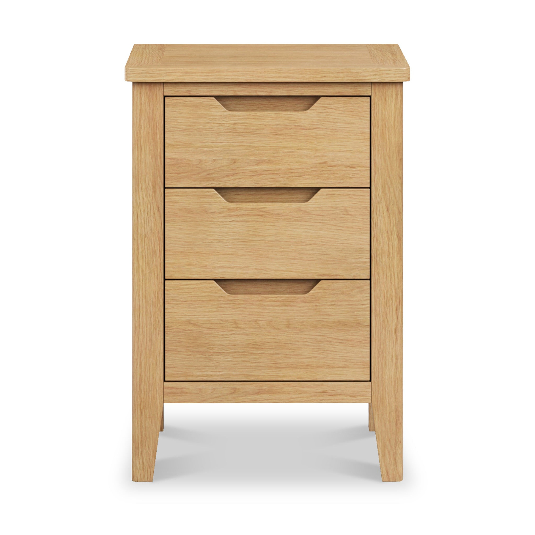 Camdale Oak 3 Drawer Bedside from Roseland Furniture