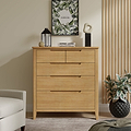 Camdale Oak 2 Over 3 Drawer Chest from Roseland Furniture