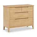 Camdale Oak 4 Drawer Wide Chest from Roseland Furniture