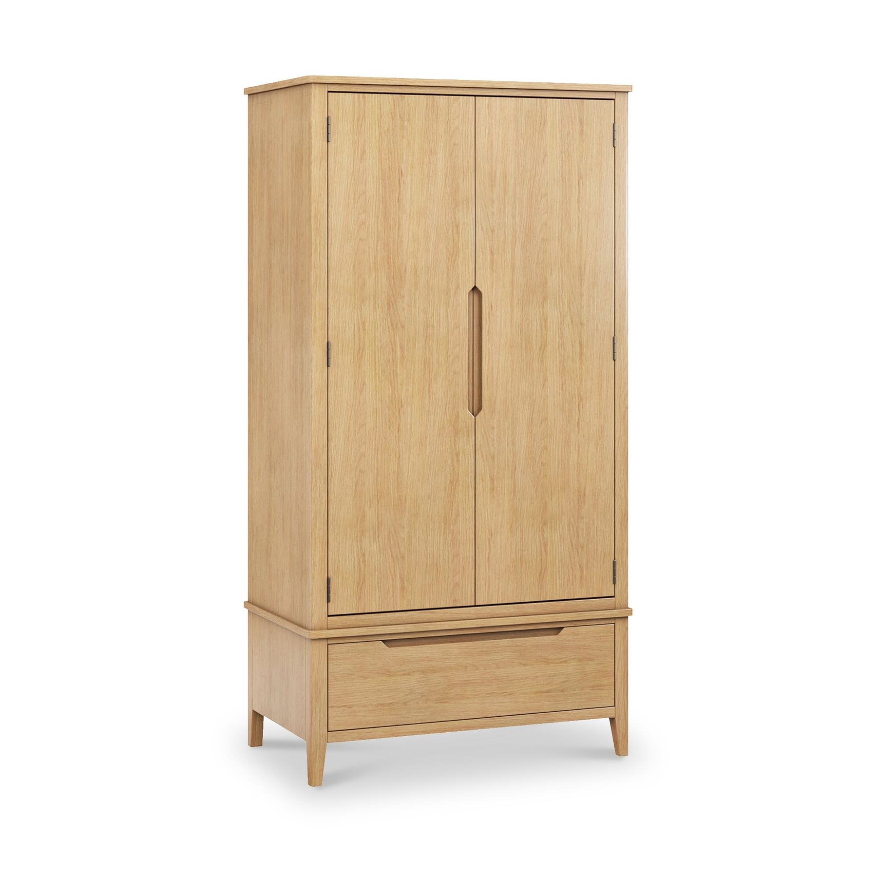 Camdale Oak Double Wardrobe w Drawer from Roseland Furniture