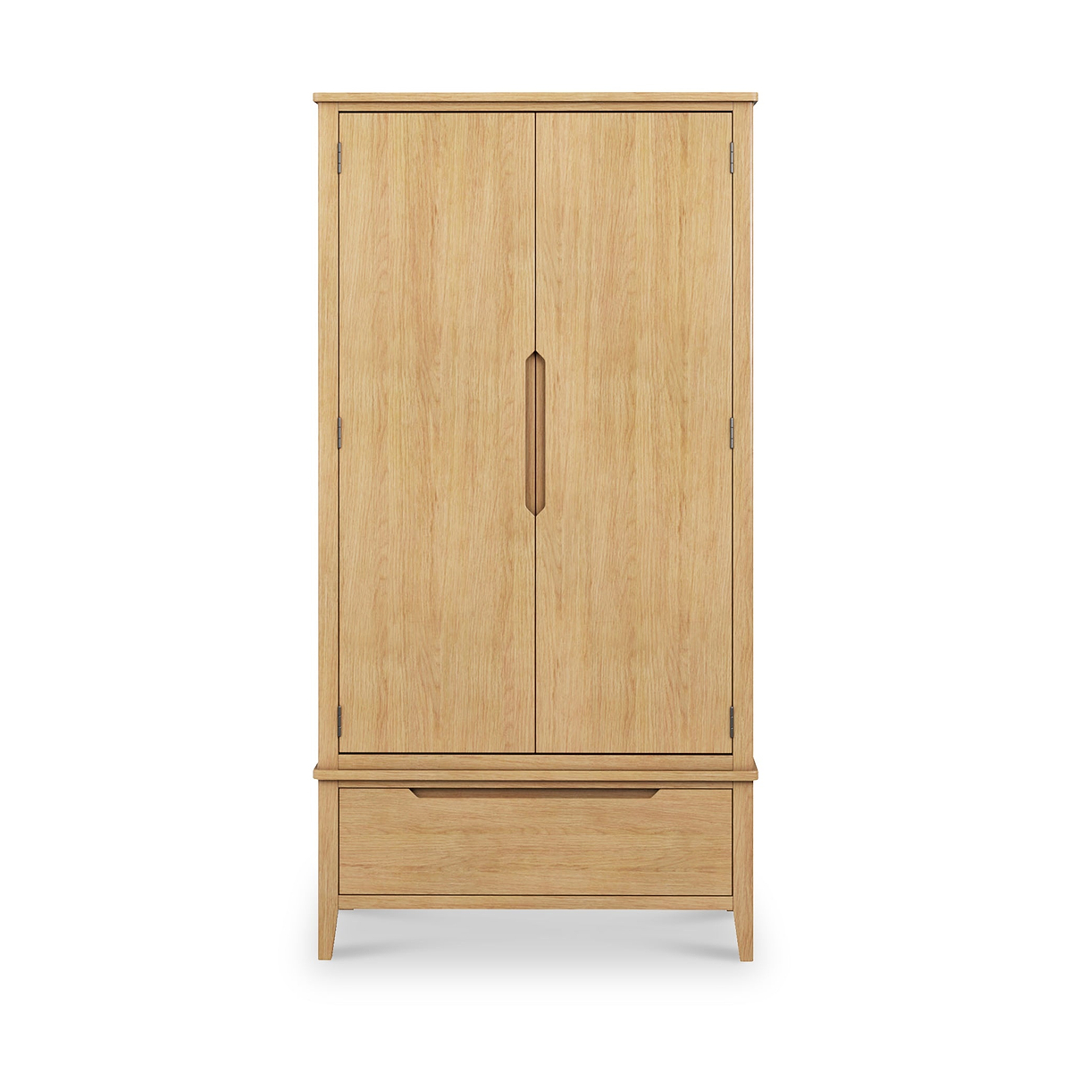 Camdale Oak Double Wardrobe w Drawer from Roseland Furniture