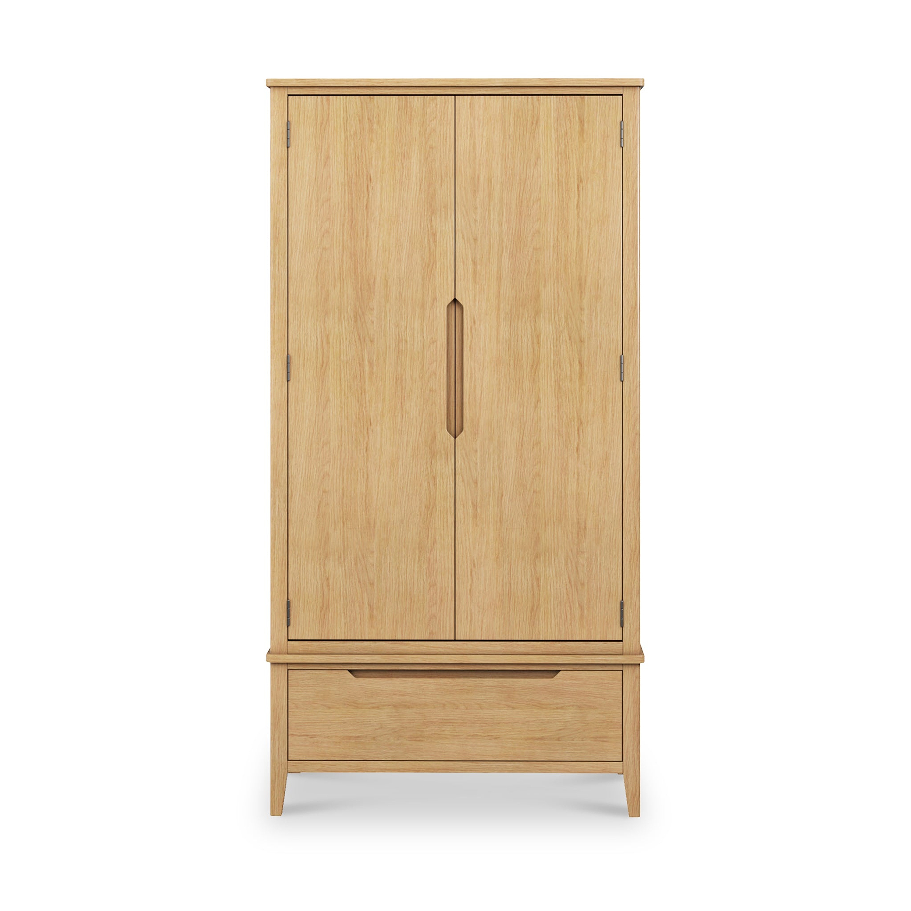 Camdale Oak Double Wardrobe w Drawer from Roseland Furniture